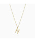 Фото #1 товара Textured Initial Letter Necklace