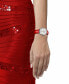 ფოტო #5 პროდუქტის Women's Swiss Automatic Chemin des Tourelles Powermatic 80 Red Leather Strap Watch 34mm