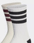 Фото #2 товара adidas Originals 2 pack premium mid crew socks in white