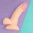 Mini-Naturdildo mit Saugfuß, 13 cm