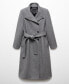 ფოტო #3 პროდუქტის Women's Belted Woolen Coat