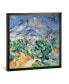Фото #1 товара Mont Sainte-Victoire, 1900 by Paul Cezanne Gallery-Wrapped Canvas Print - 26" x 26" x 0.75"