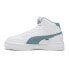 Фото #3 товара Puma Pl Ca Pro Mid Lace Up Mens White Sneakers Casual Shoes 39286502