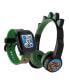 ფოტო #1 პროდუქტის V3 Boys Black and Green Silicone Smartwatch 42mm Gift Set
