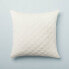 Фото #1 товара Euro Diamond Stripe Matelassé Pillow Sham Twilight Taupe - Hearth & Hand with