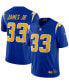 Фото #2 товара Men's Derwin James Royal Los Angeles Chargers 2nd Alternate Vapor Limited Jersey