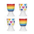 KITCHENCRAFT Rainbow Egg Cup 4 Units