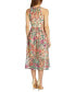 ფოტო #4 პროდუქტის Floral Embroidered Fit & Flare Party Dress