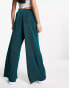 Urban Revivo plisse trousers in green