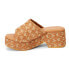 Фото #3 товара BEACH by Matisse Cruz Platform Womens Brown Casual Sandals CRUZ-323