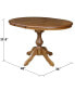 Фото #10 товара 36" Round Top Pedestal Table with 12" Leaf