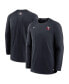 ფოტო #1 პროდუქტის Men's Minnesota Twins Navy Authentic Collection Logo Performance Long Sleeve T-shirt