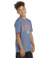 ფოტო #3 პროდუქტის Big Boys Short-Sleeve Cotton USA Graphic T-Shirt