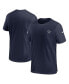 Фото #1 товара Men's Navy Dallas Cowboys Sideline Coach Performance T-shirt