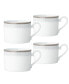 Фото #1 товара Silver Colonnade 4 Piece Cup Set, Service for 4