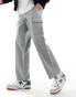 Фото #1 товара New Look relaxed cargo trouser in pale grey