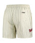 ფოტო #3 პროდუქტის Men's Cream St. Louis Cardinals Pinstripe Retro Classic Woven Shorts