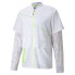 Фото #3 товара Puma Run Woven Ultra Full Zip Jacket Mens White Casual Athletic Outerwear 520854
