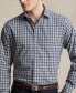 ფოტო #3 პროდუქტის Men's Poplin Plaid Shirt