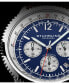 ფოტო #2 პროდუქტის Men's Monaco Silver-tone Stainless Steel , Blue Dial , 47mm Round Watch