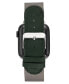 Фото #3 товара Ремешок для часов Vince Camuto Dark Green из премиального нейлона, совместимый с Apple Watch 42мм, 44мм, 45мм, Ultra и Ultra2