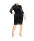 ფოტო #2 პროდუქტის Plus Size Lacey Zip Dress