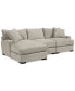 Фото #1 товара Rhyder 3-Pc. Fabric Sectional Sofa with Chaise, Created for Macy's