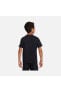 Sportswear Short-Sleeve (Boys') Siyah Çocuk T-shirt DX9511-010