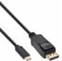 Фото #1 товара InLine USB Display Cable - USB-C male to DisplayPort male - 3m