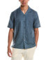 Фото #1 товара Theory Daze Linen-Blend Shirt Men's Blue L