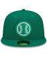 Фото #3 товара Men's Green Milwaukee Brewers 2022 St. Patrick's Day On-Field 59FIFTY Fitted Hat
