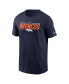 Фото #3 товара Men's Navy Denver Broncos Muscle T-shirt