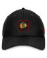 Фото #4 товара Men's Black Chicago Blackhawks Authentic Pro Rink Adjustable Hat