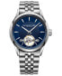 ფოტო #1 პროდუქტის Men's Swiss Automatic Freelancer Stainless Steel Bracelet Watch 42mm