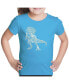 ფოტო #2 პროდუქტის Big Girl's Word Art T-shirt - Dino Pics