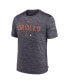 Фото #3 товара Men's Heather Charcoal Baltimore Orioles Authentic Collection Velocity Performance Practice T-shirt