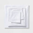 Фото #1 товара Full 500 Thread Count Tri-Ease Solid Sheet Set White - Threshold