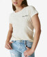 Фото #1 товара Embroidered Striped Cotton T-Shirt