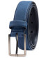 Men's Faux Suede Belt, Created for Macy's Синий, M (34-36) - фото #2