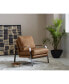 Фото #2 товара Jollene 27" Leather Accent Chair, Created for Macy's