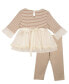 Фото #2 товара Костюм для малышей Rare Editions, комбинезон сетчатый и юбка с горошками