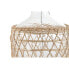 Фото #4 товара Настольная лампа Home ESPRIT Белый Коричневый Стеклянный Веревка 220 W 60 V 28 x 28 x 45 cm (2 штук)
