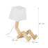 Фото #9 товара Настольная офисная лампа Relaxdays Tischlampe Робот с регулируемыми ногами