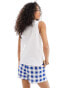 Фото #2 товара Nobody's Child sleeveless birdie blouse in white