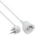 Фото #3 товара InLine Power Extension Cable Type F angled - white - 7m