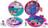 Фото #2 товара Polly Pocket GDK82 Pyjama Party Box Doughnut Living Room with Polly and Shani, Girls’ Toy from 4 Years, Single, multicoloured