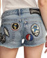 ფოტო #1 პროდუქტის Women's Grateful Dead Patched Low Rise Shorts