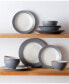 Фото #5 товара Набор посуды Noritake Colorwave Rim 12 предметов для обеда, комплект на 4 персоны, создан для Macy's.