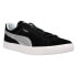 Фото #2 товара Puma Suede Vintage Mij Lace Up Mens Black Sneakers Casual Shoes 375905-01
