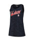 Фото #2 товара Women's by New Era Navy USWNT Athletic Cross Back Tank Top